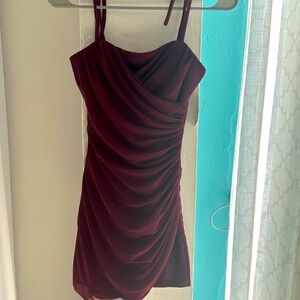 NWT burgundy Windsor mini- Size XS and perfect for the holidays and Homecoming